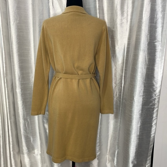 Carolyn Taylor For By Design Essentials Women’s M Tan Button Up Sweater Cardigan - Picture 3 of 10